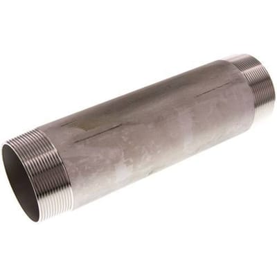 R 2 1/2'' RVS Dubbele Pijpnippel 20 Bar DIN 2982 - 250mm - FL2S-M-ST-212R-250L
