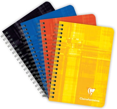 Clairefontaine - Notitieboekje met spiraal - 75x120mm - Blanco