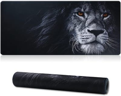 Gaming-muismat met genaaide randen, 70 x 30 cm, geavanceerde muismat met antislip natuurlijke rubberen basis voor gamer/desktop/kantoor/thuis, 70 x 30 Blion02