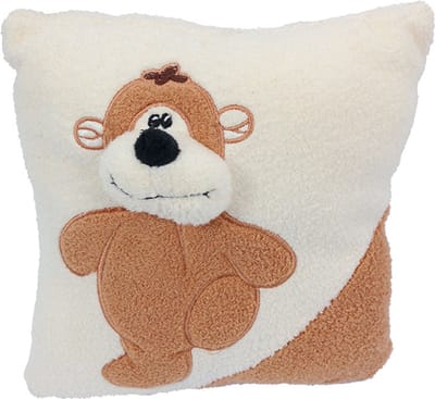 PIA Soft Toys - Pluche Aap kussen 18 cm
