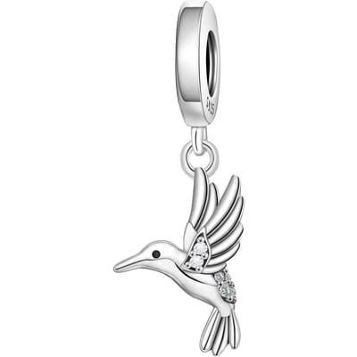 Koper Vliegende Kolibrie Hanger Armbanden Bedel Past Vrouwen Sieraden Feest Kralen Doe-het-zelf Mooie Cadeau Accessoires