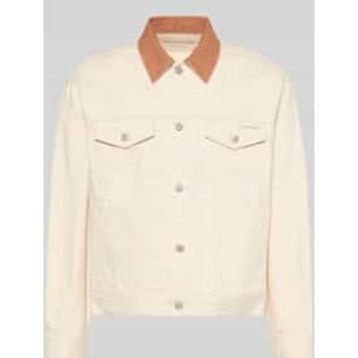 regular fit jeansjack van puur katoen
