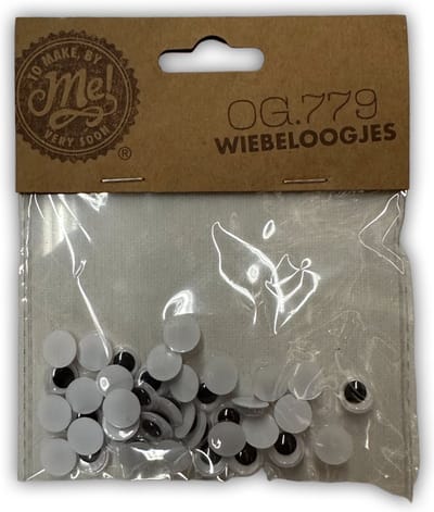 Wiebeloogjes - klein - circa 100 stuks