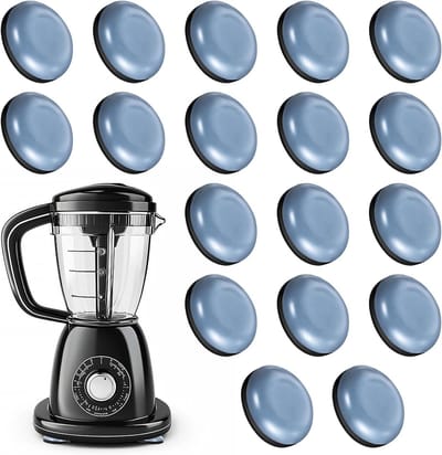 Onzichtbare zelfklevende glijders voor keukenapparatuur, 16 stuks, ideaal voor koffiezetapparaat, mixer en friteuse