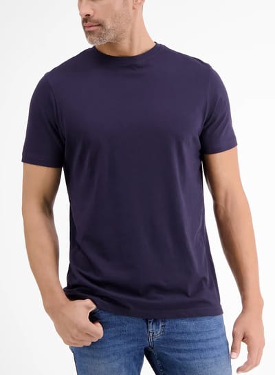 Lerros - Basic T-shirt - Heren - L - Blauw - Katoen - 2003014 (2Pack)