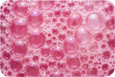 Badmat 90x60 cm - Antislip - Roze - Schuim - Bubbels - Badmatten voor badkamer - Badkamermat - Douchemat - Badkamer mat