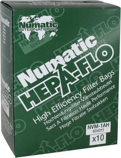 Numatic NVM-1AH HEPA stofzuigerzakken - 6 liter - 10 stuks