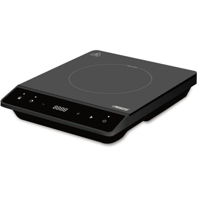 Princess Vrijstaande Inductiekookplaat 303030 - 2000W - Ø19 cm - Zwart