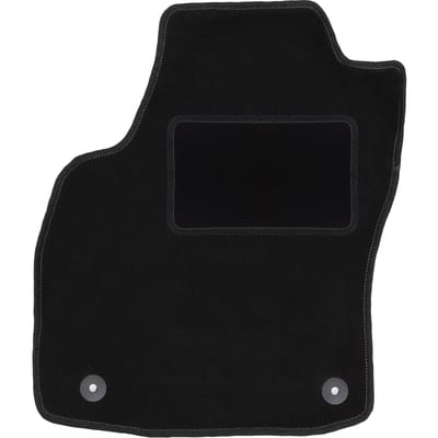 Bestuurdersmat zwart voor: Opel Astra H sedan, hatchback, stationwagen, TwinTop, cabrio, coupé (2003-2010)