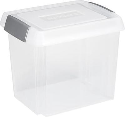 Sunware - Nesta kantoor opbergbox 50L transparant grijs