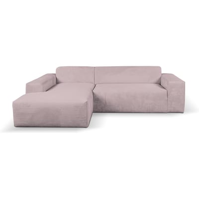 Hoekslaapbank Nina links ribstof | NADUVI Collection