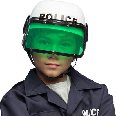 Boland - Helm kind 'Police' - 55 - Kinderen - Jongens en meisjes - Politie