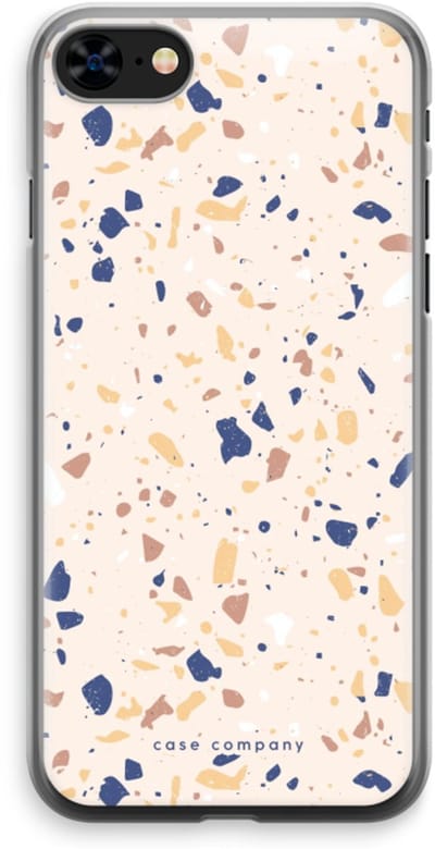 Case Company® - Hoesje geschikt voor iPhone 8 hoesje - Terrazzo N°23 - Soft Cover Telefoonhoesje - Bescherming aan alle Kanten en Schermrand