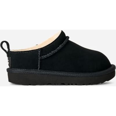 UGG® Classic Micro Boot in Black, Size 5, Suede/Polyester/Wool