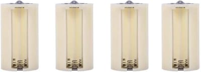 AA naar D Batterij Adapters - Batterijhouder Converter - Noodstroomvoorziening - Converteert 3 AA naar 1 D