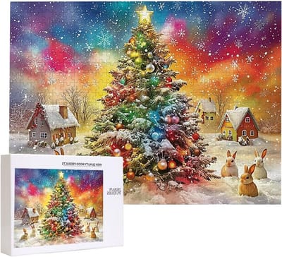 Legpuzzel Volwassenen - Familiepuzzel - Ontspannend Tijdverdrijf - Natuurlijk Hout Materiaal - 1500 Stukjes - Kleurrijk