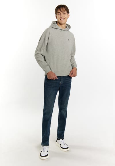 Mo Hoodie Heren grijs melange