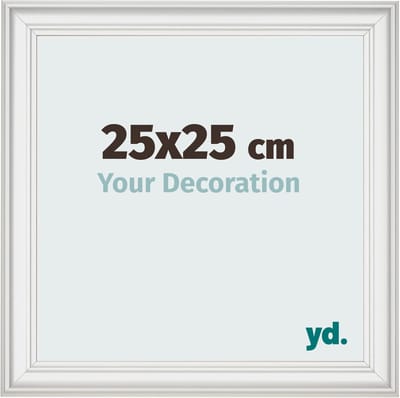 Your Decoration - Fotolijst 25x25 cm - MDF - Wit Geveegd - Lazio