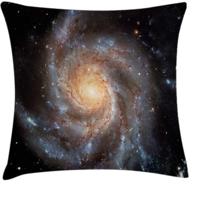 ABAKUHAUS Galaxie-kussenhoes – Star Disc – Decoratieve 40x40 cm – Rits, Tweezijdig bedrukt, veelkleurig