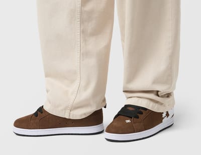 DC Shoes Court Graffik Sneakers Heren - Bruin - Maat 42 - Suède