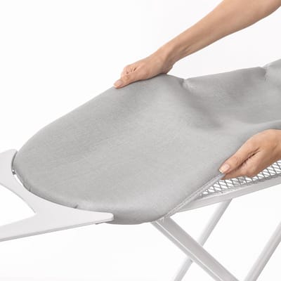 RFWR® Universele Strijkplankhoes met EasyClip - 100% Katoen en Foam - 130 x 47 cm