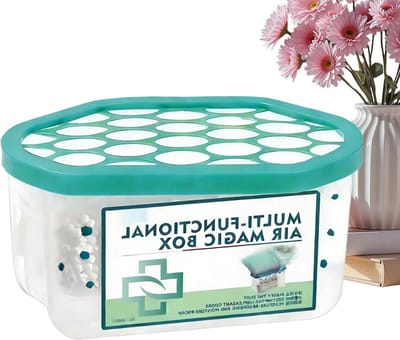Stofverwijderingsbox - Luchtverfrisser Kamerdeodorator - Binnenshuis Luchtzuivering - Automatische Stofafzuiging - 14.9 x 8.3 x 5.9 cm - null