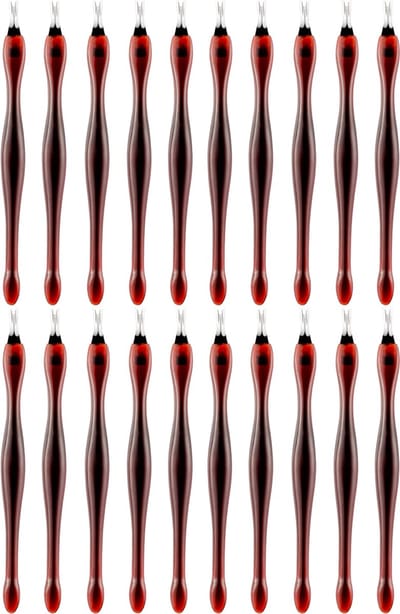YUBBI 20 Stuks Nagelriem Verwijderaar - Nagelriem Knipper - Cuticle Cutter - Bruin