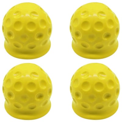 Dailygoods- Trekhaakafdekking Universeel - Beschermkap voor Kogelgewricht - 4 Stuks - Kunststof - Slijtvast - Robuust en Duurzaam - Trekhaakbescherming