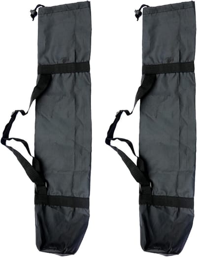 Grote Yoga Tas met Trekkoord, Geschikt voor Yogamat en Bolster, Functionele Opbergtas van 210D Oxford Stof, Ideaal voor Tentstokken en Lichtstands, 23x130cm
