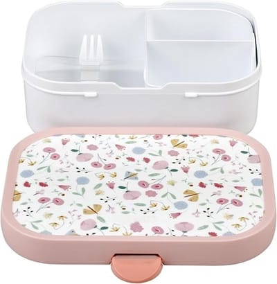 Lunchbox - Bloemen & vlinders