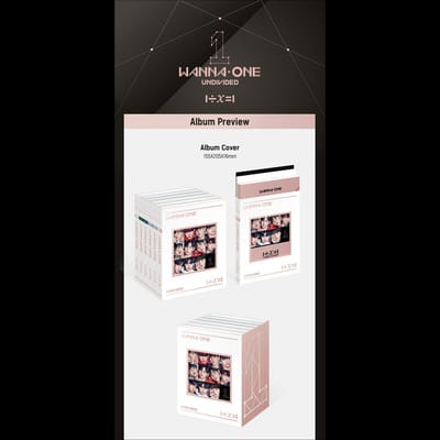 WANNA ONE  [UNDIVIDED] Album No poster_Random ver. white