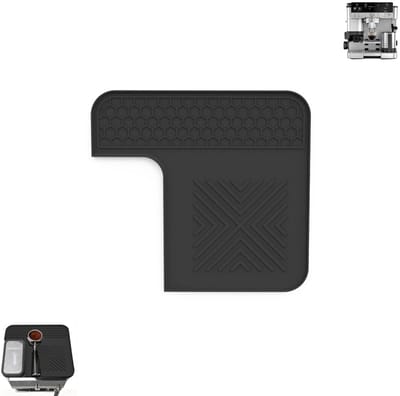 1 stuk - Antislipmat voor de bovenkant van de koffiemachine - Siliconen afdekmat voor de bovenkant van de koffiemachine - Hittebestendige tampermat - Afvoermat voor waterbekers - Antislipmat voor gedeeltelijke hoeken - Geschikt voor Ninja ES601