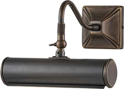 Elstead Lighting LED Schilderijverlichting Picture Light | 1X E14 Max 40W | Dimbaar | Dark Bronze