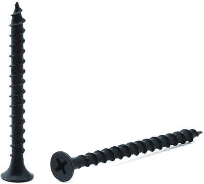 Zwarte Fosfaat Gecoate Zelftappende Houtscreven #8 - 100 Stuks