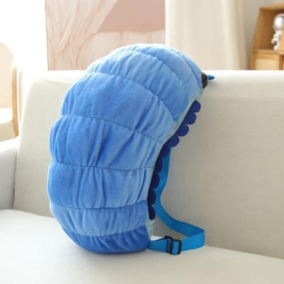 Simulatie Insect Rugzak Pluche Speelgoed Zachte Gevulde Watermeloen Worm Pop Creatief Cadeau voor Kinderen Meisjes Jongens 40cm
