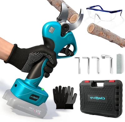 Elektrische Snoeischaar - Accu Snoeischaar Tuinschaar - Takken Snoeien - SK5 Stalen Bladen - 60 mm Opening - Zonder batterij