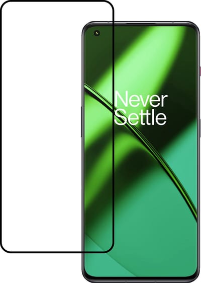 Screenprotector - Geschikt voor OnePlus 11 - Full Cover - Gehard Glas - Beschermglas - Tempered Glass - Screen Protector