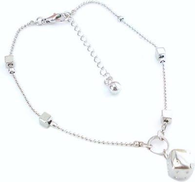 Fako Bijoux® - Enkelbandje - Enkelsieraad - Dobbelsteen