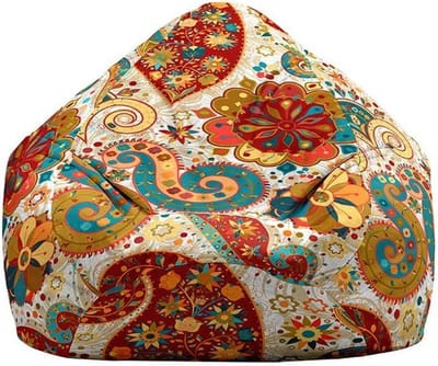 Zitzak Stoel - Opbergzak - Ontspannen Zitten - Zonder Vulling - XL 100x120cm - Wijnrood