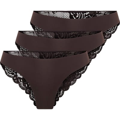 ONLY - ONLCHLOE LACE BRAZIL 3-PACK NOOS ACC - Dames - Shapewear