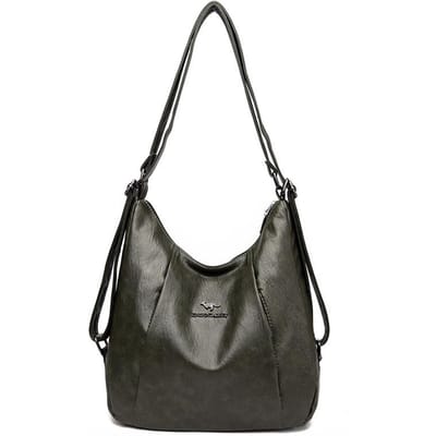 Dames Designertas/Rugzak 2-Weg, Grote PU Handtas voor Reizen en Winkelen groen