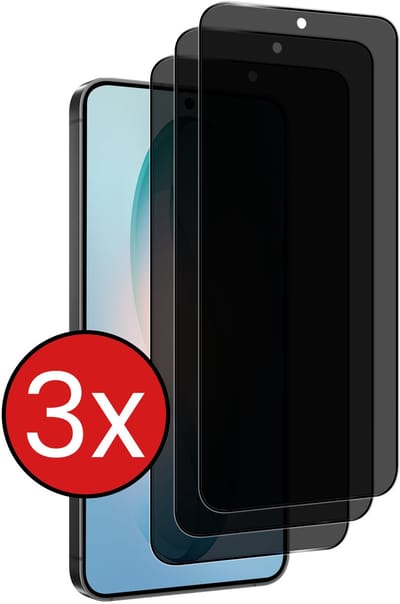 Screenprotector - 3 Stuks - Geschikt voor Samsung Galaxy S26 - Privacy Filter - Beschermglas - Gehard Glas - Tempered Glass - Screen Protector
