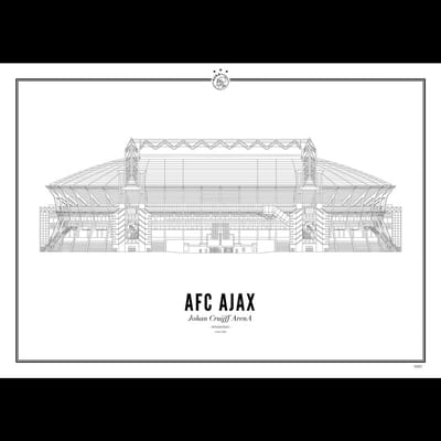 Ajax-print Johan Cruijff ArenA A4