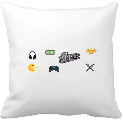 Akyol - games Kussen hoes - Gamen - de echte gamers - cadeau voor ieamand die houdt van gamen - verjaardagscadeau - gift - geschenk - 40 bij 40 cm