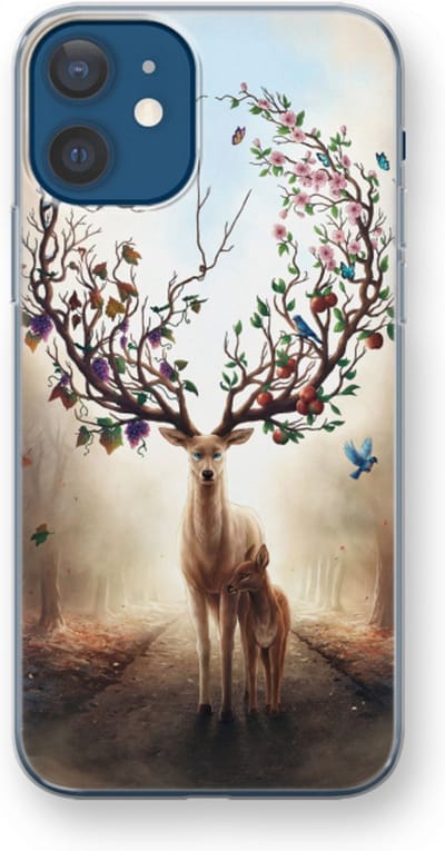 Case Company® - Hoesje geschikt voor iPhone 12 mini hoesje - Seasons Change - Soft Cover Telefoonhoesje - Bescherming aan alle Kanten en Schermrand