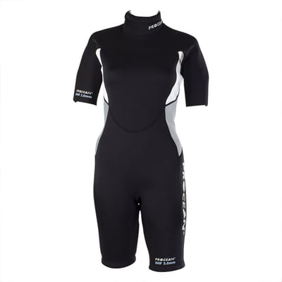 Dames shorty 3mm zwart/grijs L
