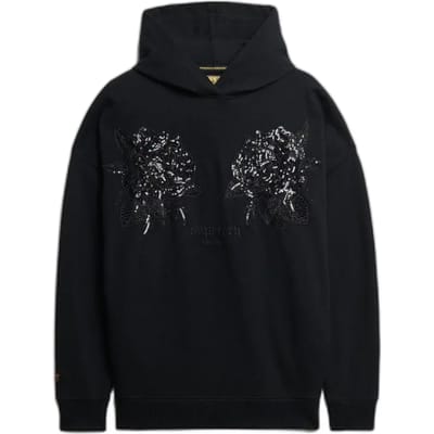 Superdry - Oversized hoodie met tattoo - Dames - Hoodies