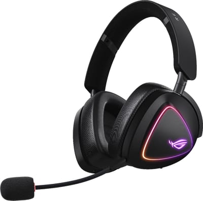 ASUS A701 ROG Delta II - Gaming Headset - Bedraad/Draadloos - USB Type-C - Bluetooth - 2.4 GHz - Zwart