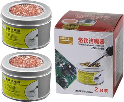Soldeer Reiniger - Las Accessoire - Nauwkeurig Lassen - Watervrije Reiniging - 2 Stuks - Zwart