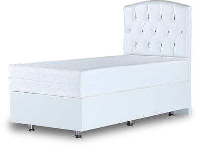 1 persoons Boxspring met opbergruimte + Pocketvering matras